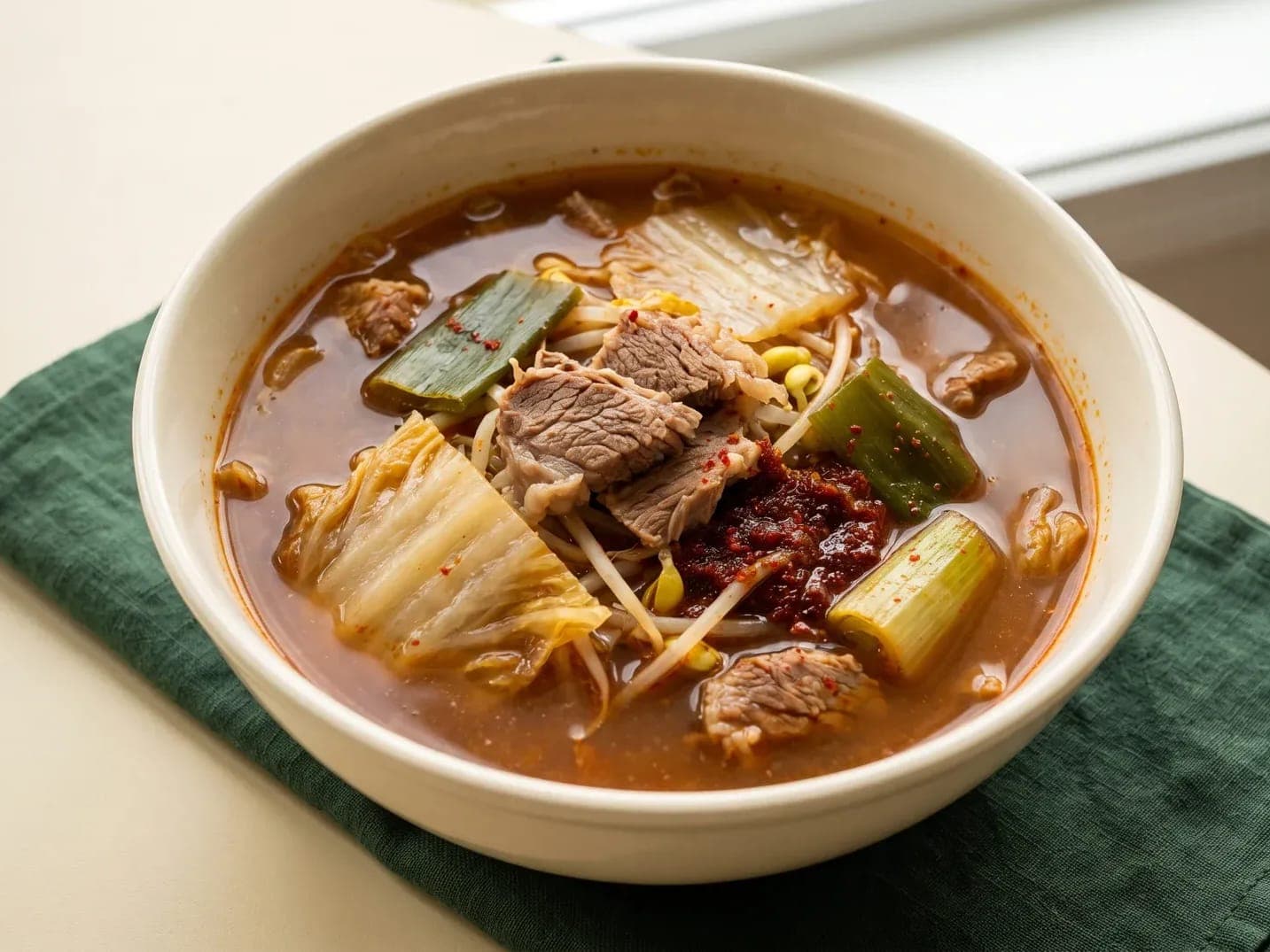 Illustration of Jeju-Style Hangover Soup (Haejangguk)