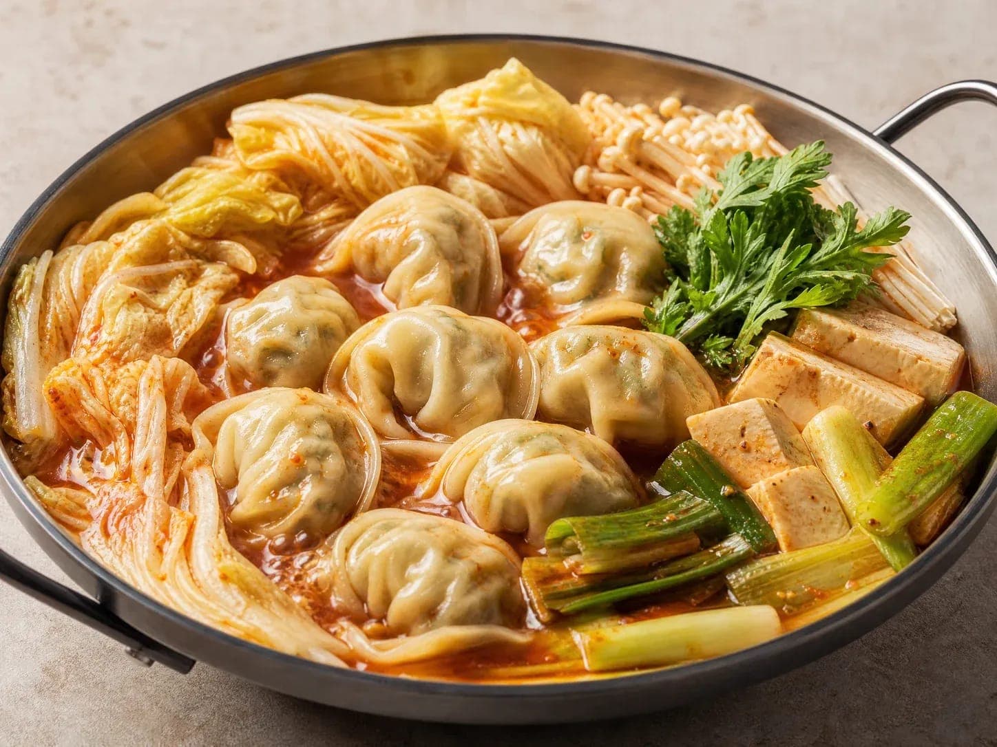 Illustration of Spicy Dumpling Hot Pot