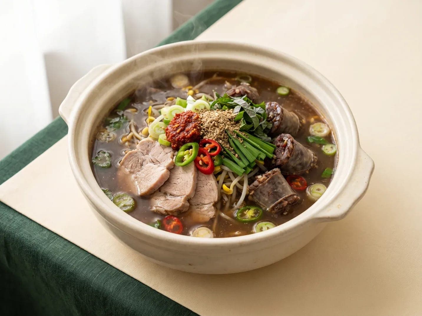 순대 국밥 이미지