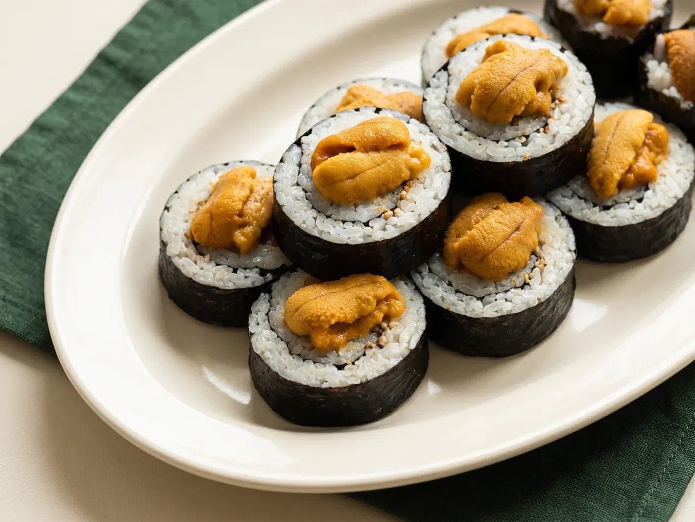 성게알 소금김밥 이미지