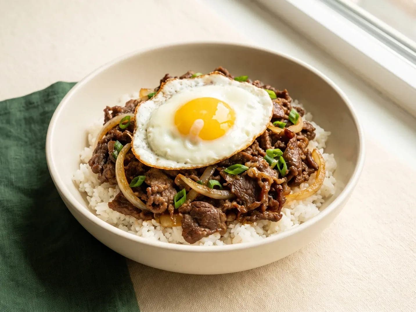 소고기 덮밥 이미지