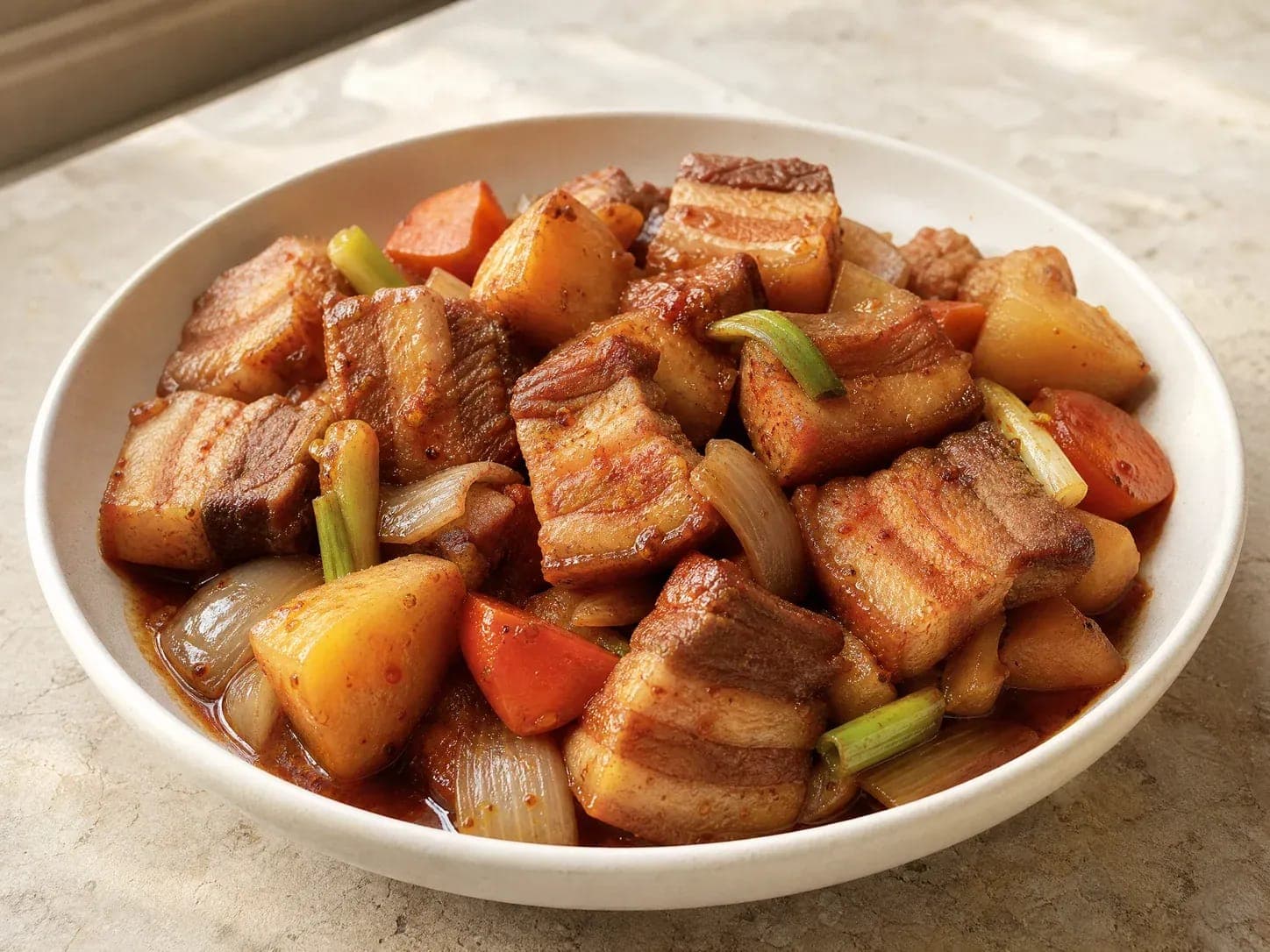 삼겹살 찜닭 스타일 이미지