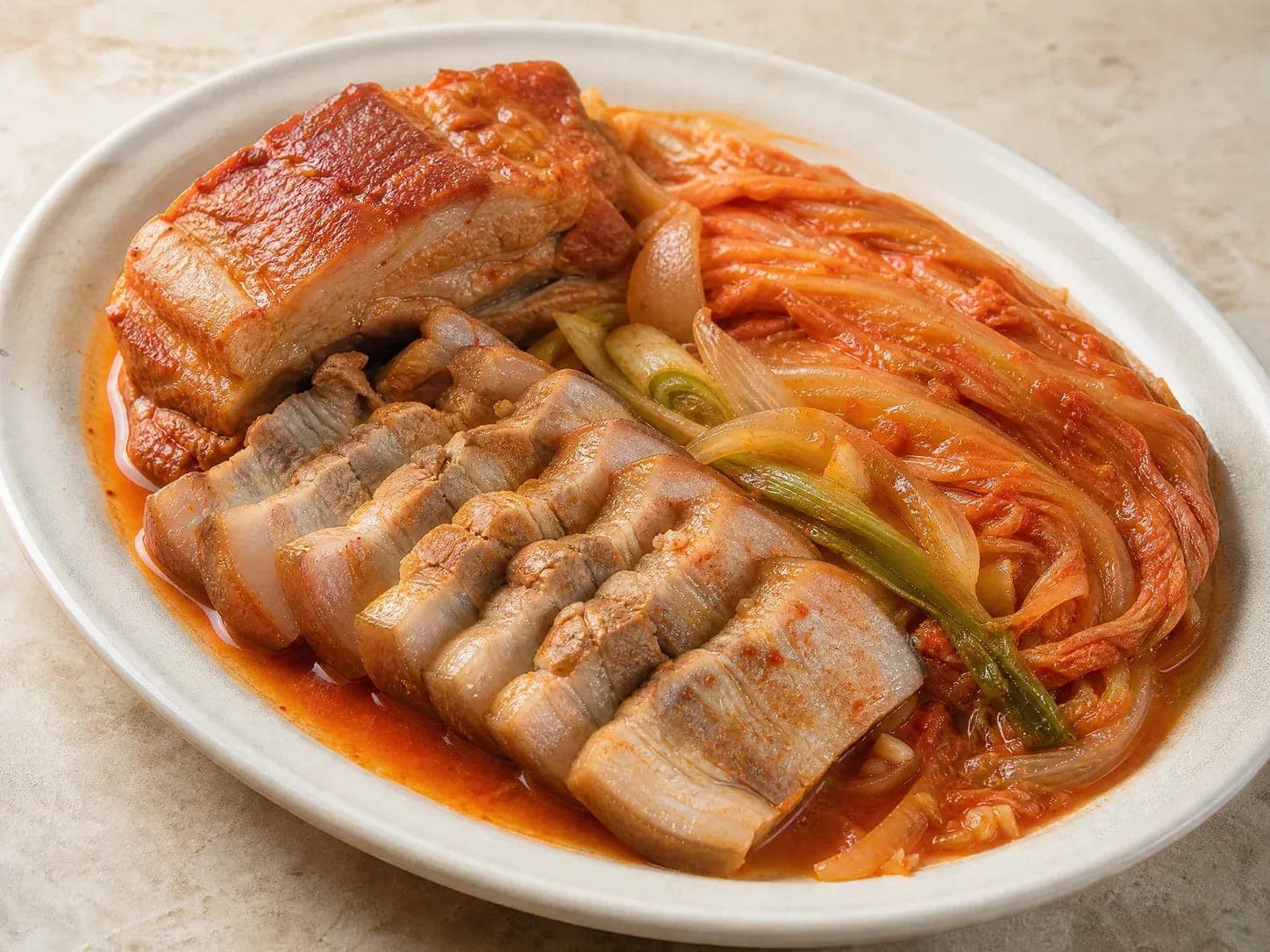 통삼겹 김치찜 이미지